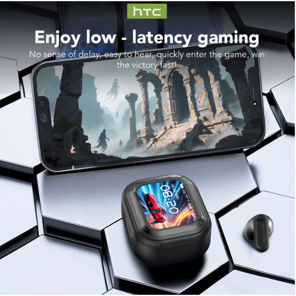 HTC NE20 AI Translator Wireless Earbuds Bluetooth 60 Waterproof Headphones 6