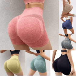 high waist push-up gym shorts womens fitness & yoga workout shorts