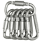 46PCS Aluminum Carabiner Keychain Clips Tactical EDC Camping Hooks 1