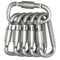 46PCS Aluminum Carabiner Keychain Clips Tactical EDC Camping Hooks 1