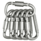 46PCS Aluminum Carabiner Keychain Clips Tactical EDC Camping Hooks 9