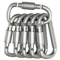 46PCS Aluminum Carabiner Keychain Clips Tactical EDC Camping Hooks 9