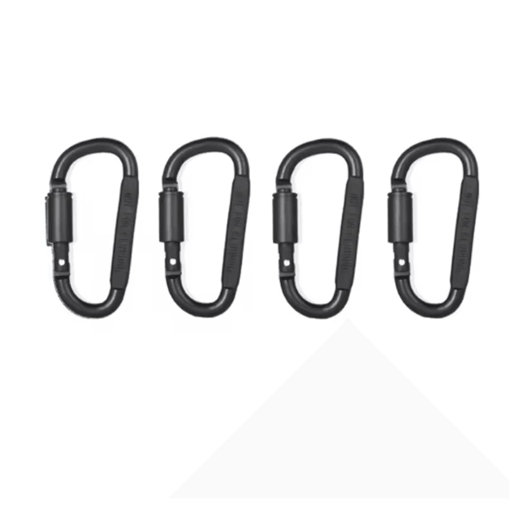 46PCS Aluminum Carabiner Keychain Clips Tactical EDC Camping Hooks 4