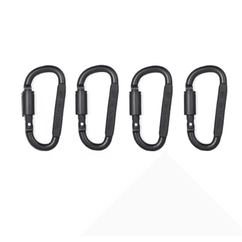 46PCS Aluminum Carabiner Keychain Clips Tactical EDC Camping Hooks 4