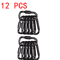 46PCS Aluminum Carabiner Keychain Clips Tactical EDC Camping Hooks 5