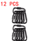 46PCS Aluminum Carabiner Keychain Clips Tactical EDC Camping Hooks 5
