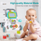 Baby Cartoon Musical Activity Walker Multifunction Learning Walker With Drawing Board 5
