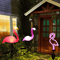 Solar Flamingo Garden Light Waterproof LED Stake Pathway Decor 11