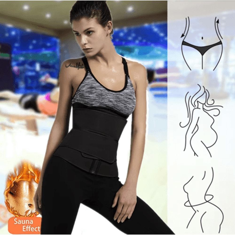 Waist Trainer Sweat Belt Slimming Workout Body Shaper Cincher 7