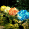 Solar Hydrangea Garden Lights Waterproof LED Flower Stake Pathway Decor 6