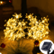 Solar Sakura Cherry Blossom String Lights Outdoor Fairy Garden Decor 3
