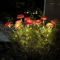 Solar Snow Lotus Flower Garden Lights Waterproof Outdoor Lawn Decor 3