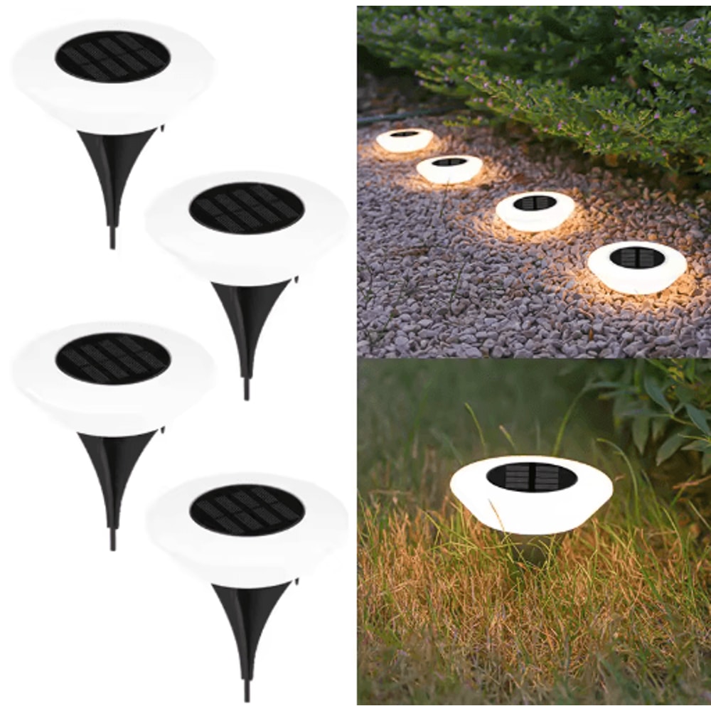 14 LED Solar Ground Lights Waterproof Outdoor Landscape Pathway Lamps 4
