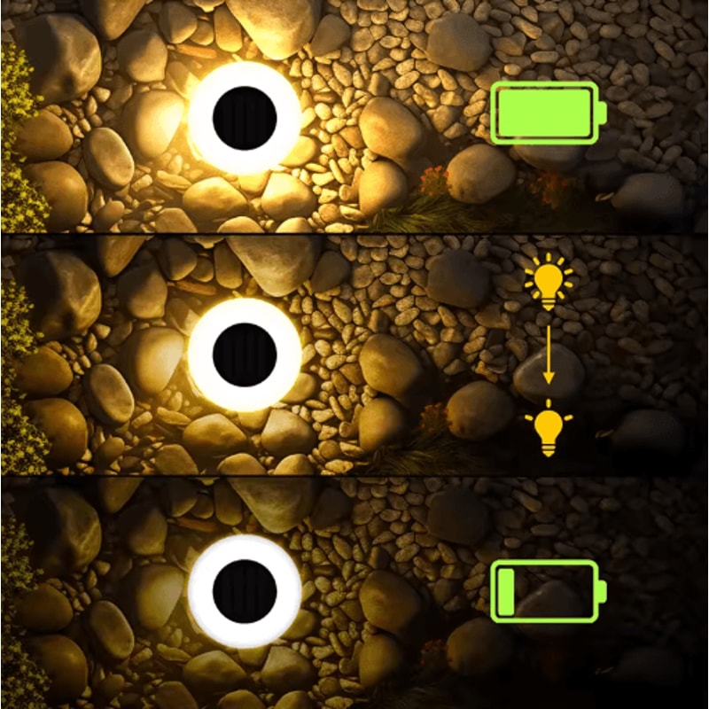 14 LED Solar Ground Lights Waterproof Outdoor Landscape Pathway Lamps 7