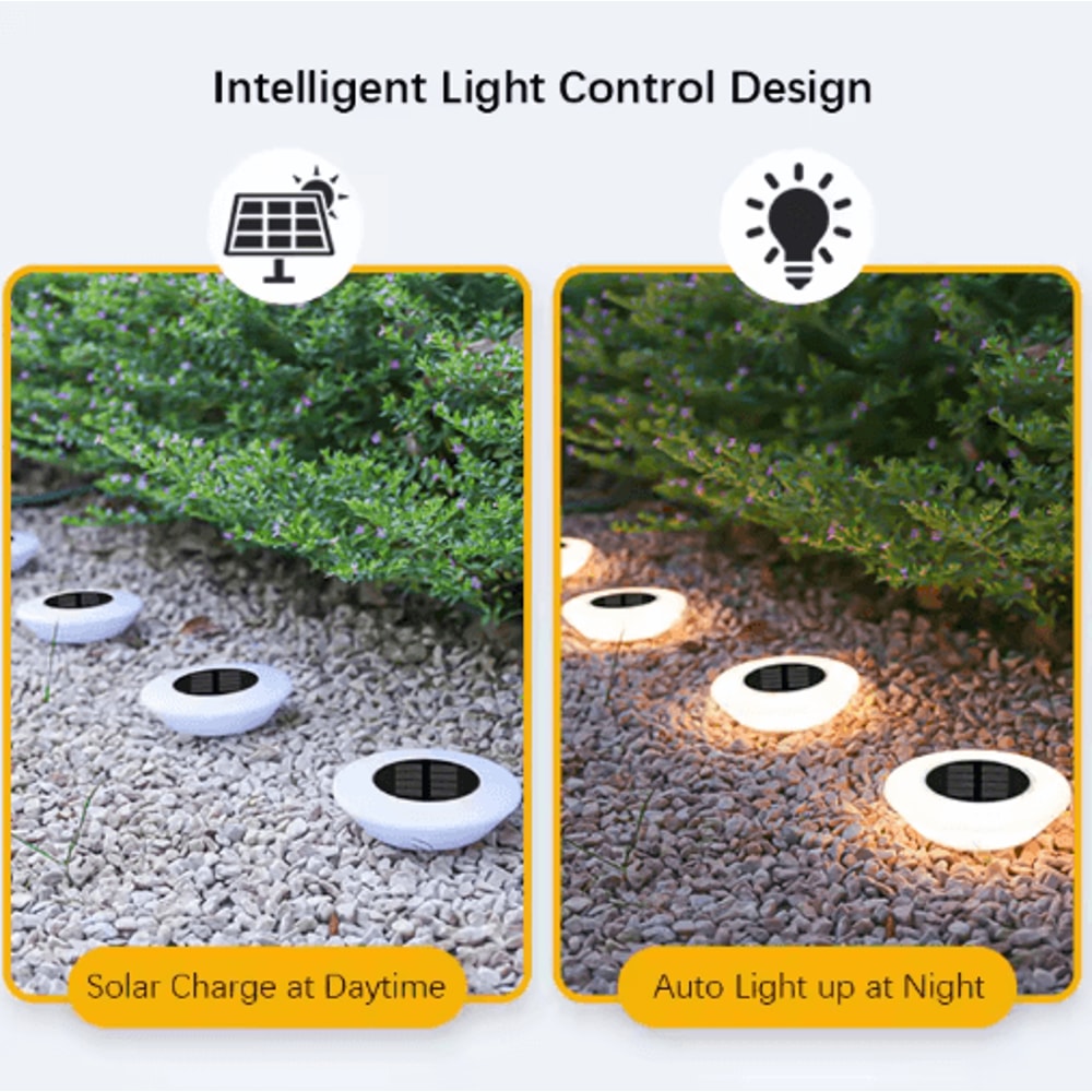 14 LED Solar Ground Lights Waterproof Outdoor Landscape Pathway Lamps 9