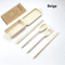 Portable Wheat Straw Cutlery Set 4PCS Travel Camping Tableware Kit 1