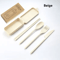 Portable Wheat Straw Cutlery Set 4PCS Travel Camping Tableware Kit 1