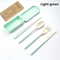 Portable Wheat Straw Cutlery Set 4PCS Travel Camping Tableware Kit 4