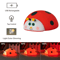 Cute Ladybug RGB LED Night Light Touch Sensor Silicone Kids Lamp 3