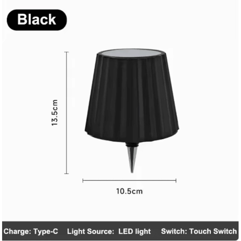 Wireless LED Bottle Table Lamp Touch Control Rechargeable Bar Light 1