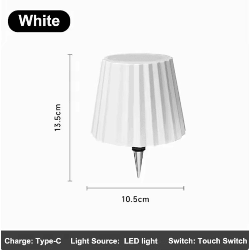 Wireless LED Bottle Table Lamp Touch Control Rechargeable Bar Light 2