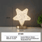 3D Crystal Touch LED Night Light USB Rechargeable Color Changing Kids Lamp 2