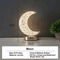 3D Crystal Touch LED Night Light USB Rechargeable Color Changing Kids Lamp 4