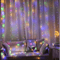 LED Curtain Fairy Lights With Remote Festoon Garland Party Decor 6