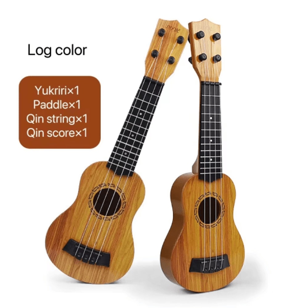 Kids Mini Guitar Toy 35cm UkuleleStyle Musical Learning Instrument 0