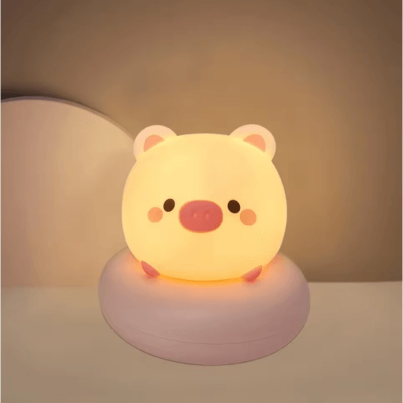 Cute Animal Touch Night Light 3 Level Dimmable Kids Nursery Lamp 4