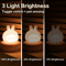 Cute Animal Touch Night Light 3 Level Dimmable Kids Nursery Lamp 6
