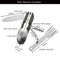 TrailMate 7in1 Camping Utensil Foldable Stainless Steel Multi Tool Cutlery 4