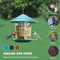 PerchSmart Automatic Bird Feeder Hanging Multi Hole Outdoor Bird Feeder Dispenser 8