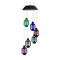 VintageGlow Solar Wind Chime Lantern Retro Hanging Garden Lantern With Solar Light 1