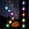 VintageGlow Solar Wind Chime Lantern Retro Hanging Garden Lantern With Solar Light 6