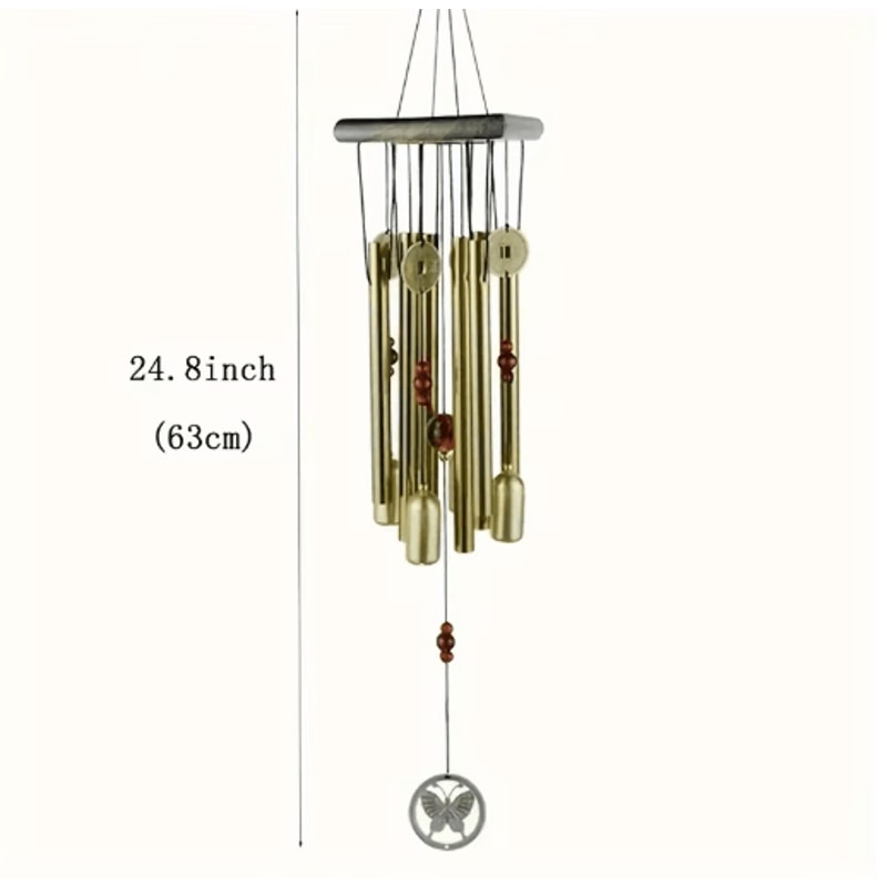 Harmony DecorTone Metal Wind Chimes Deep Tone Outdoor Wind Chimes For Patio Garden 4