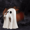 SpookySass Middle Finger Ghost Statue Cute Halloween Ghost Decor For Desk Table 4