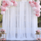Dream Drape 3x3m Tulle Backdrop Curtains Elegant Wedding And Party Photography Backdrop With Option 4