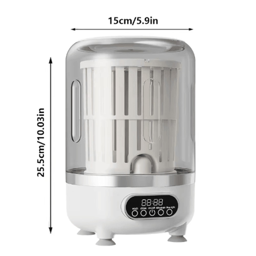 Swift Wash USB Portable Mini Washing Machine Automatic Compact Travel Washer With Spin Dehydration 8
