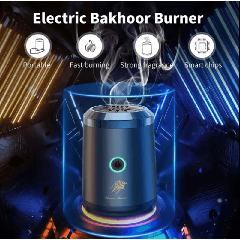 OasisGlow Electric Incense Burner Portable Arabian Bakhoor Aromatherapy Diffuser 2