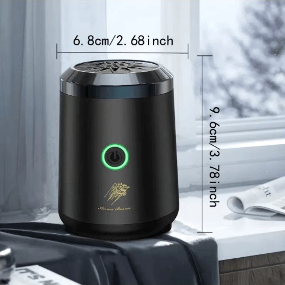 OasisGlow Electric Incense Burner Portable Arabian Bakhoor Aromatherapy Diffuser 5