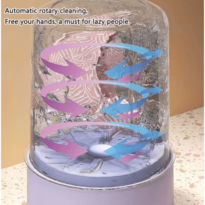 Quick Clean USB Portable Mini Washing Machine Automatic Small Washer For Underwear And Socks 4