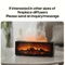 FlameMist USB Fireplace Humidifier Diffuser LED Flame Aroma Diffuser With Remote Control And Timer 3