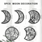 LunaCraft Wooden Moon Phase Wall Art Nordic Celestial Hanging Decor For Living Room Bedroom 5