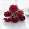 EverBloom Artificial Peony Rose Hydrangea Bouquet Elegant Silk Flowers For Home Wedding Decor 2