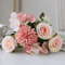 VintageBloom Silk Rose Bouquet Retro Peony Hydrangea Artificial Bridal Flower Arrangement 3