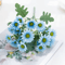 AutumnBloom 21Head Silk Daisy Bouquet Artificial Floral Decor For Home Wedding 10