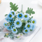 AutumnBloom 21Head Silk Daisy Bouquet Artificial Floral Decor For Home Wedding 10