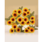 AutumnBloom 21Head Silk Daisy Bouquet Artificial Floral Decor For Home Wedding 9