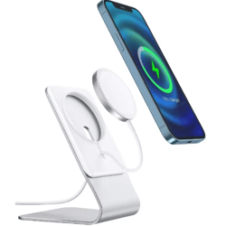 magdock aluminum magsafe phone stand – desk holder dock for iphone 16/15/14/13/12 series